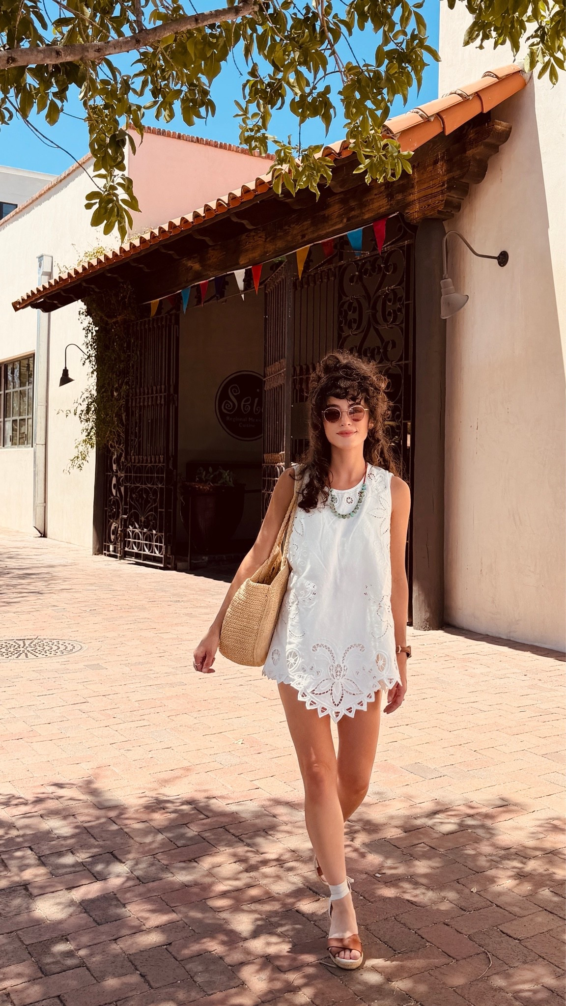 Cutest summer outfit. 
This is a tunic but looks so cute as a mini dress with little shorts underneath. I’m wearing an xs and I’m 5ft tall. 

Date night outfit, summer outfit, free people, concert outfit

#LTKgrwm #LTKootd