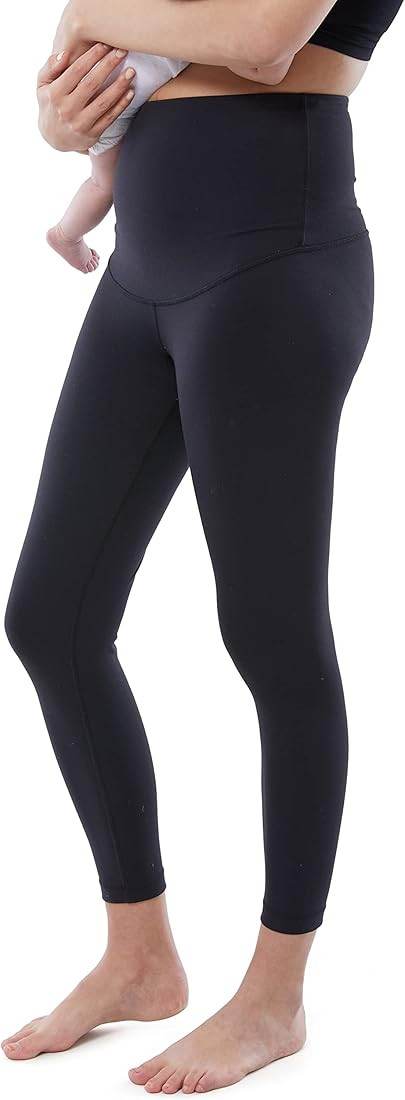 Ingrid and Isabel Basics Postpartum Compression Leggings - Postpartum Leggings for Tummy Control ... | Amazon (US)