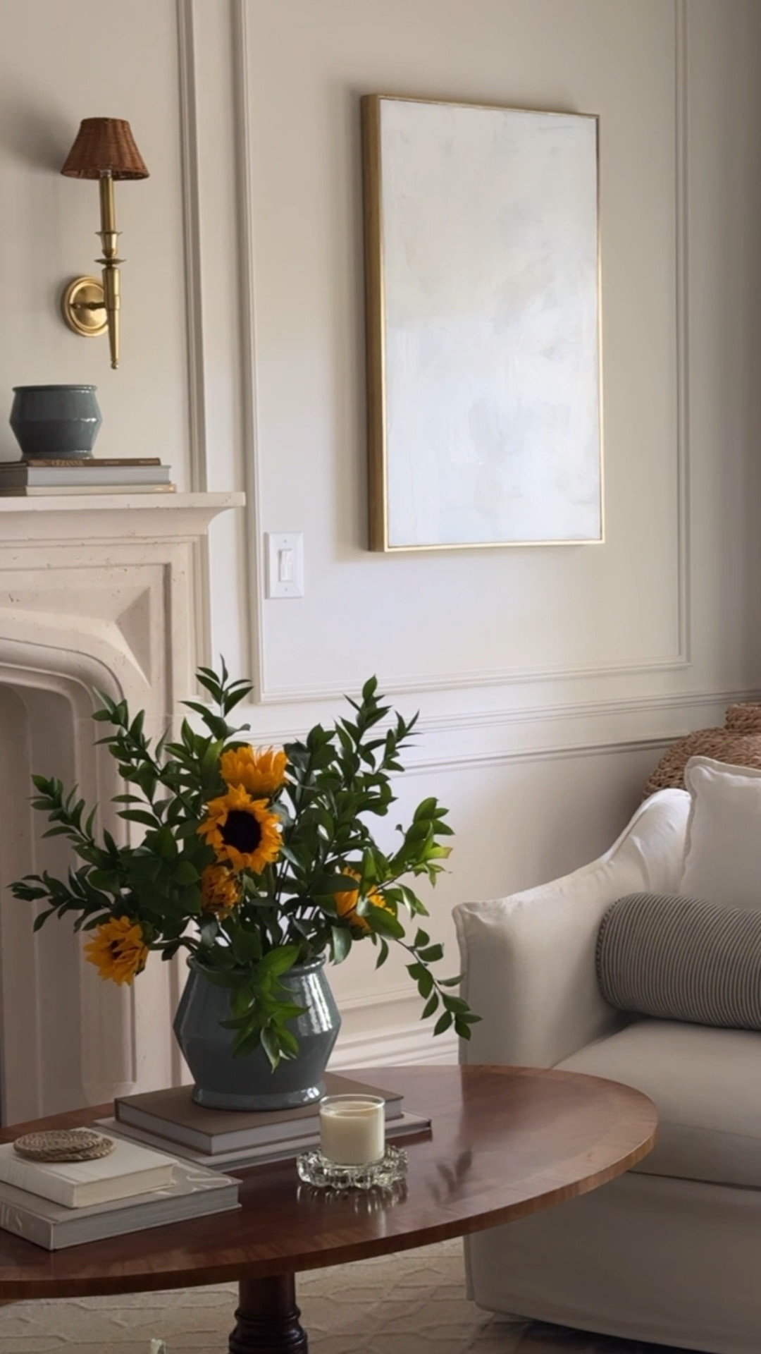 Summer vignettes in the living room… 

#LTKSeasonal #LTKHome