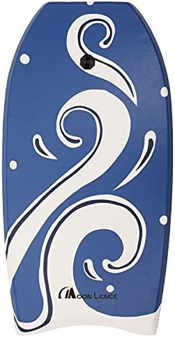 MOON LENCE Body Board for Beach with EPS Core & Wrist Leash 33/37/41" Body Board with Slick Botto... | Amazon (US)
