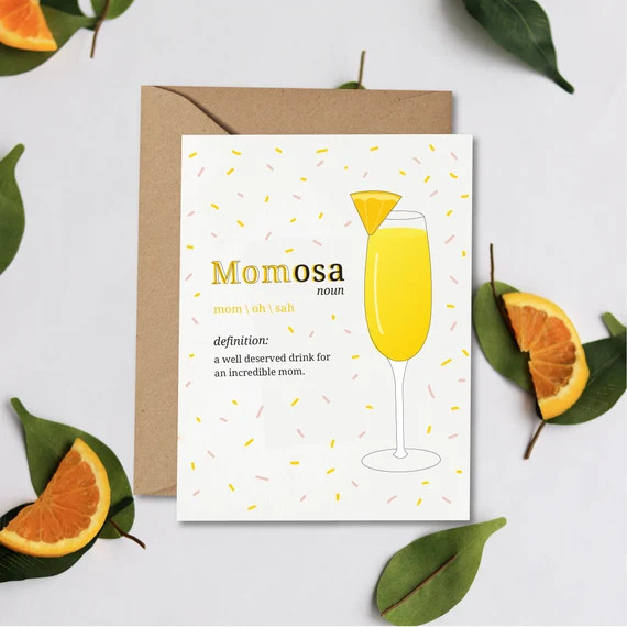 Momosa Mother’s Day Card | Etsy (US)