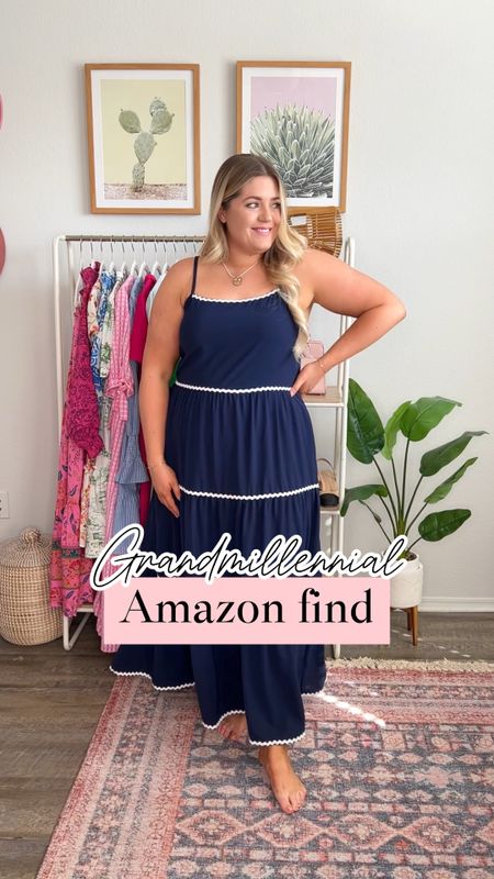 This grandmillennial rick rack dress is such a classy look for less, and it’s currently 20% off! Dress it up with some heels or wedges & some nice jewelry, or dress it down with sandals, a straw bag, & big straw hat by the beach 🌊

Grandmillennial dress, grandmillennial style, grandmillennial outfit, spring dress, preppy dress, preppy style

#LTKmidsize #LTKsalealert #LTKfindsunder50