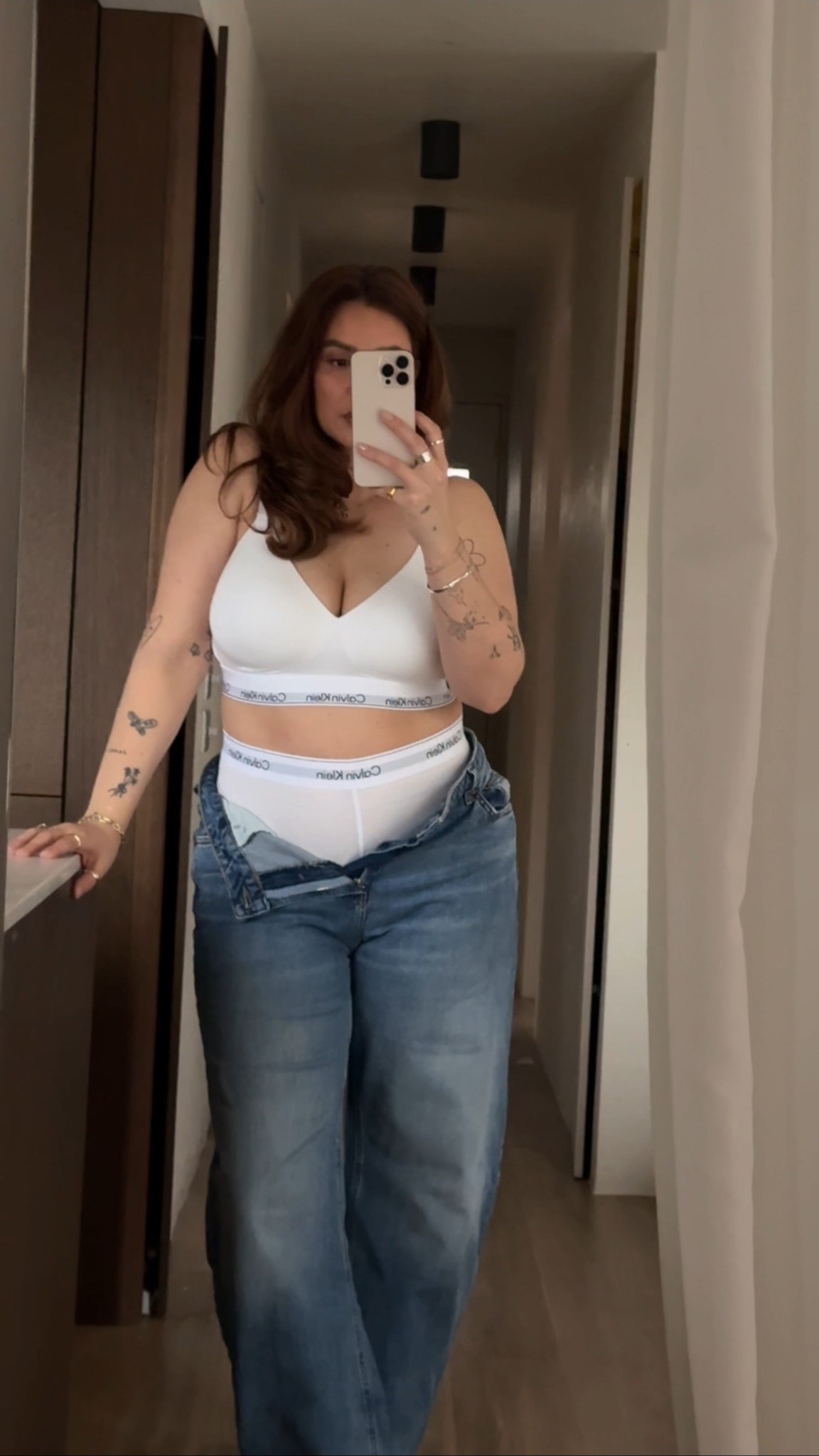 Full look for my M&S x Calvin K

I’m wear a XL bra - I’m
36G
L brief 
16 L Jean
L top 

#LTKcurves #LTKmidsize