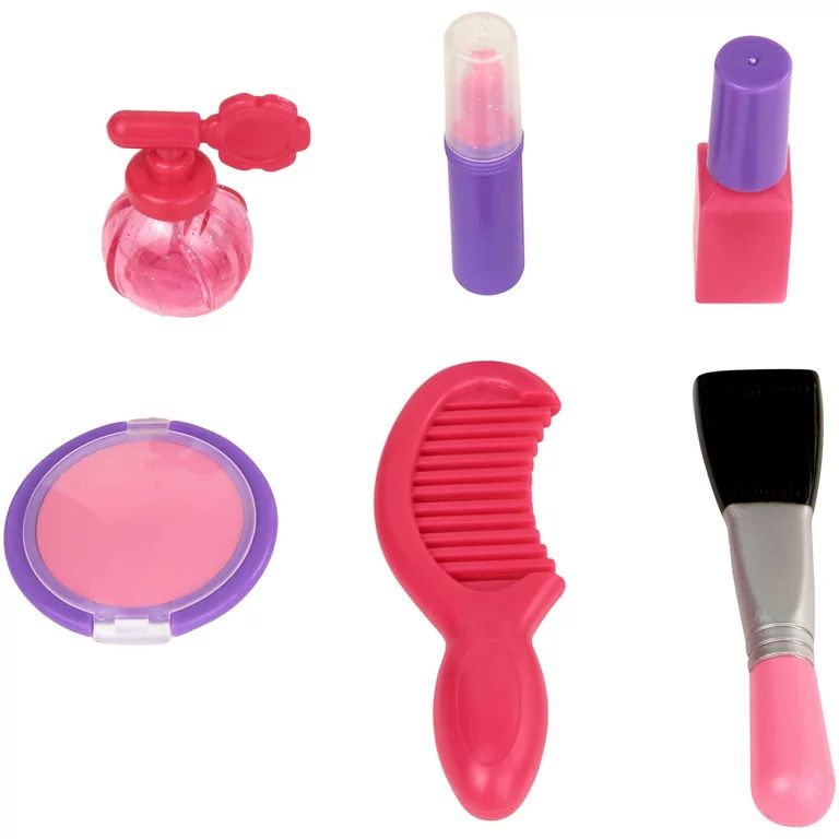 Kid Connection Light-Up Vanity Set with Working Storage Drawer, 7 Pieces - Walmart.com | Walmart (US)