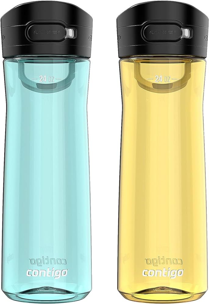 Contigo Jackson 2.0 BPA-Free Plastic Water Bottle with Leak-Proof Lid, Chug Mouth Design with Int... | Amazon (US)