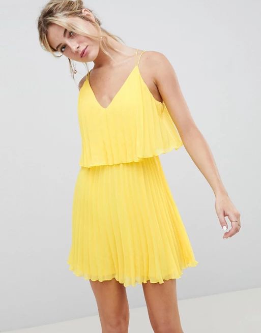 ASOS DESIGN Pleated Crop Top Mini DressOut of stock :-(MORE FROM: | ASOS US
