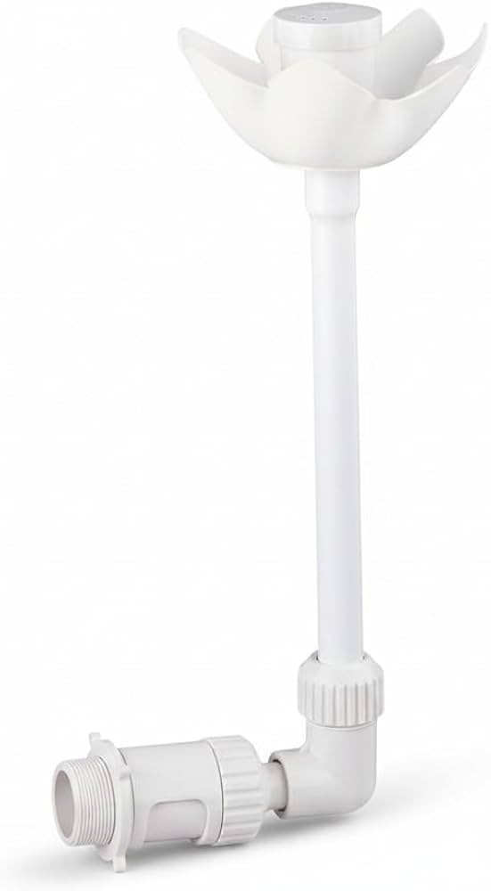 JED Pool Tools 90-930 Deluxe 2-Tier Flower Pool Fountain \u2013 Wall Mounted and Adjustable Spray... | Amazon (US)