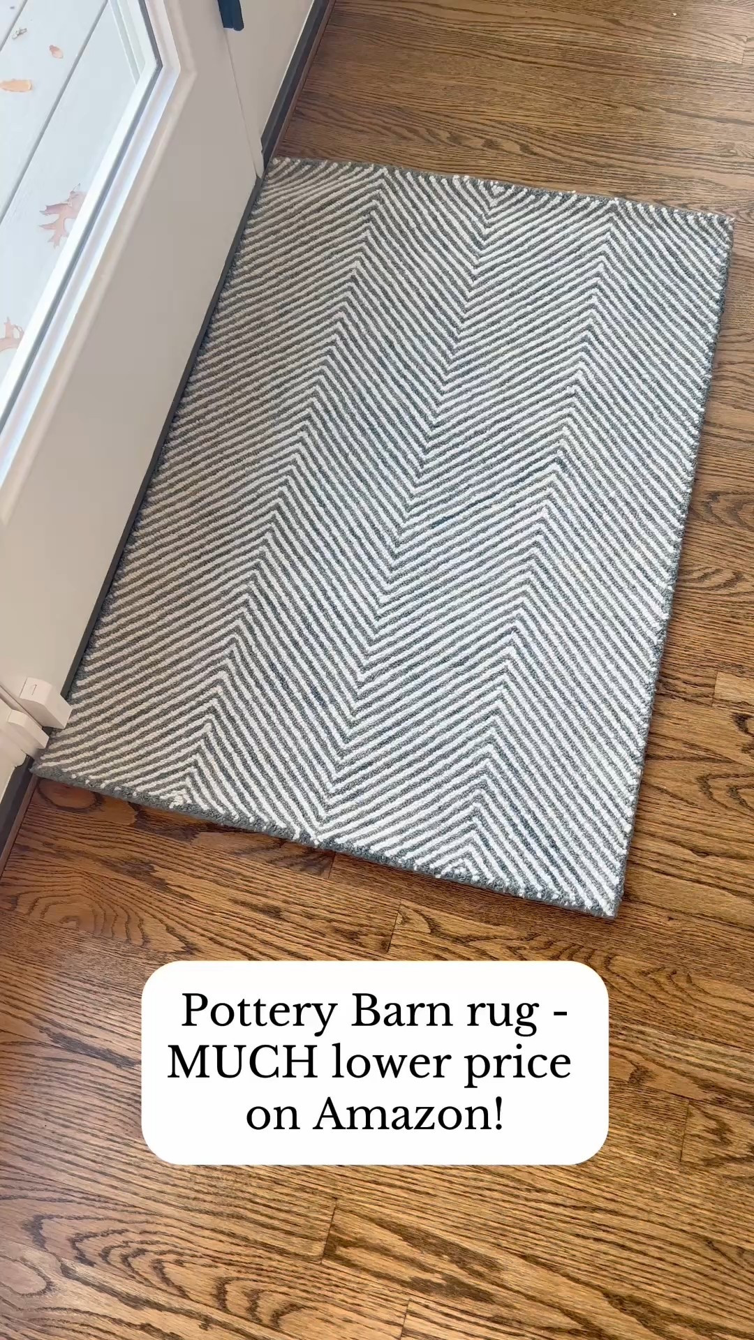Exact SAME rug sold by Pottery Barn, but a way better price on Amazon! This is the "blue" color, and I love it so much that I also ordered the taupe color. Available in a bunch of sizes (up to 9x12, including a runner!). Also linking a few other rugs sold by Pottery Barn that are also better priced on Amazon. 🙌🏻 - coastal rugs, blue rugs, blue & white rugs, amazon rugs, designer look for less, herringbone rug, patterned rug, 2x3 rugs, entryway rugs, living room rugs, dining room rugs, wood rugs, soft rugs, stain resistant rugs, amazon home decor, coastal home decor, pottery barn rugs on amazon

#LTKStyleTip #LTKFindsUnder100 #LTKHome