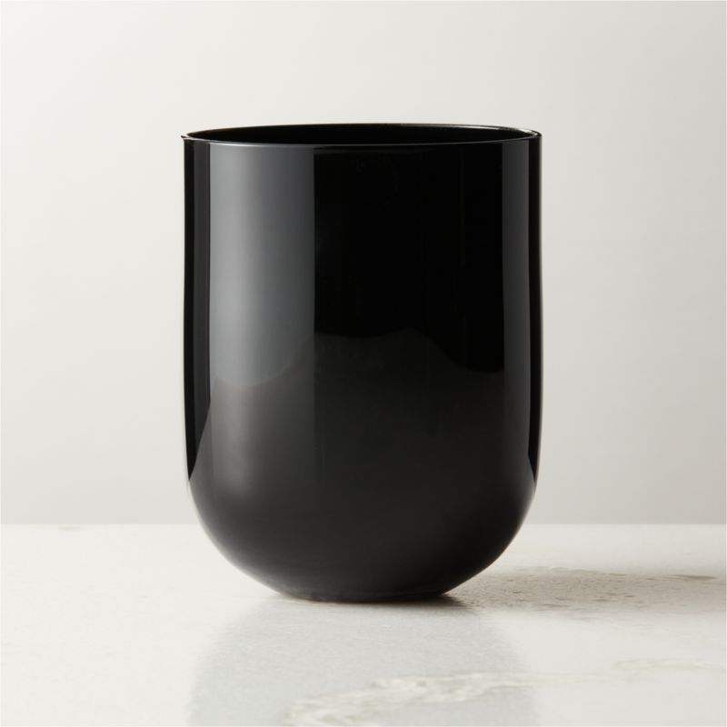 Pina Black Double Old-Fashioned Glass + Reviews | CB2 | CB2