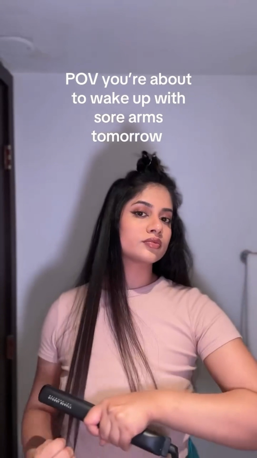 #longhair #hairstyle #bangs #sidebangs #stylinghair