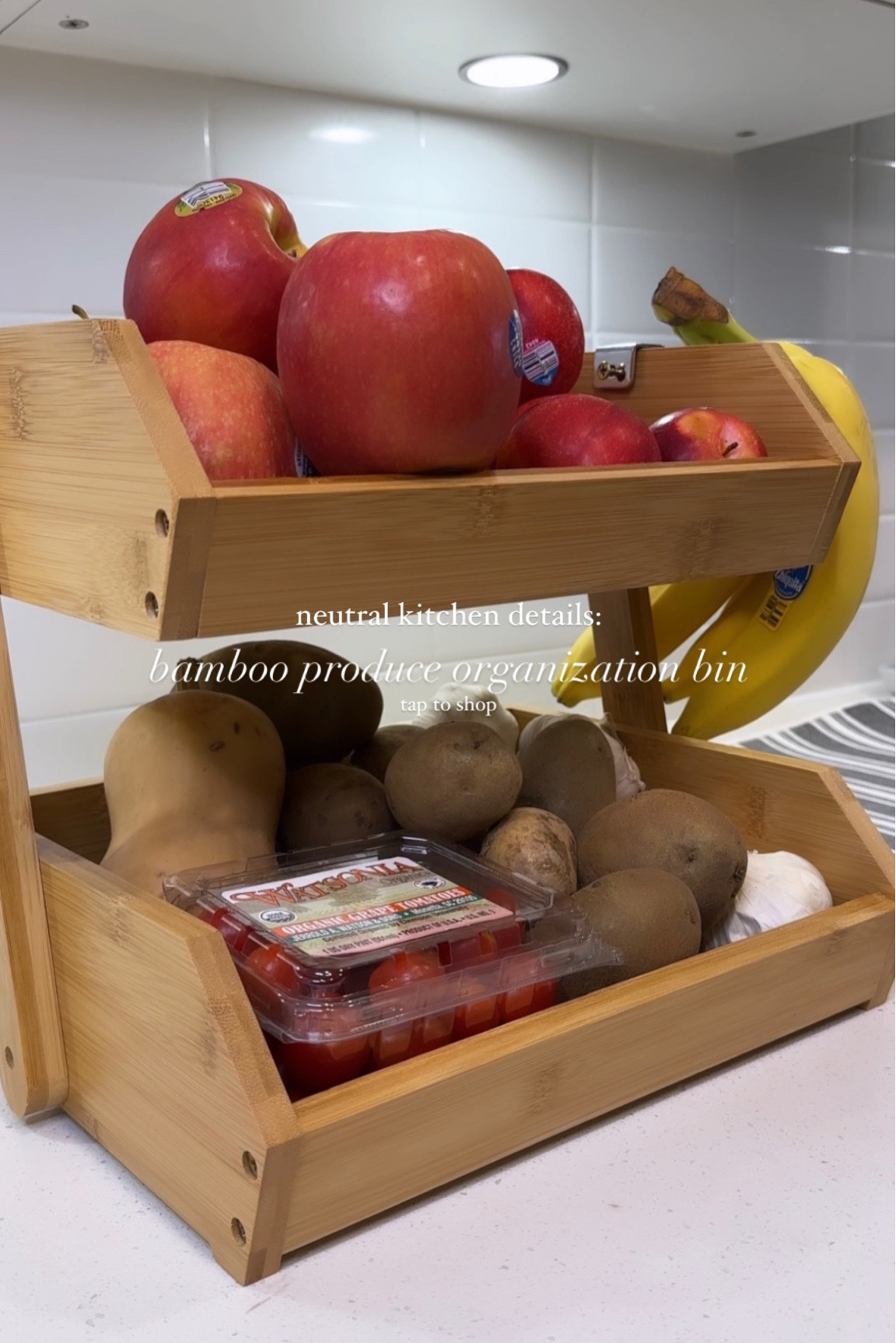 Accenting my home with neutral/wood details has been my favorite part of the decorating journey so far🤍 Tap to shop this durable bamboo produce organization bin!

#LTKFind #LTKhome