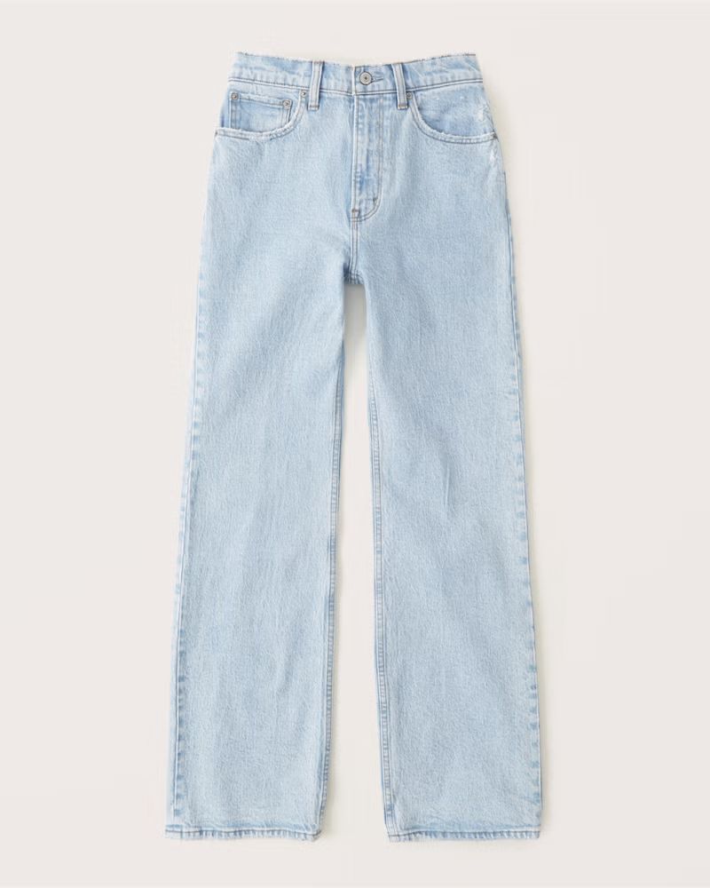 Women's High Rise 90s Relaxed Jean | Women's Clearance | Abercrombie.com | Abercrombie & Fitch (US)