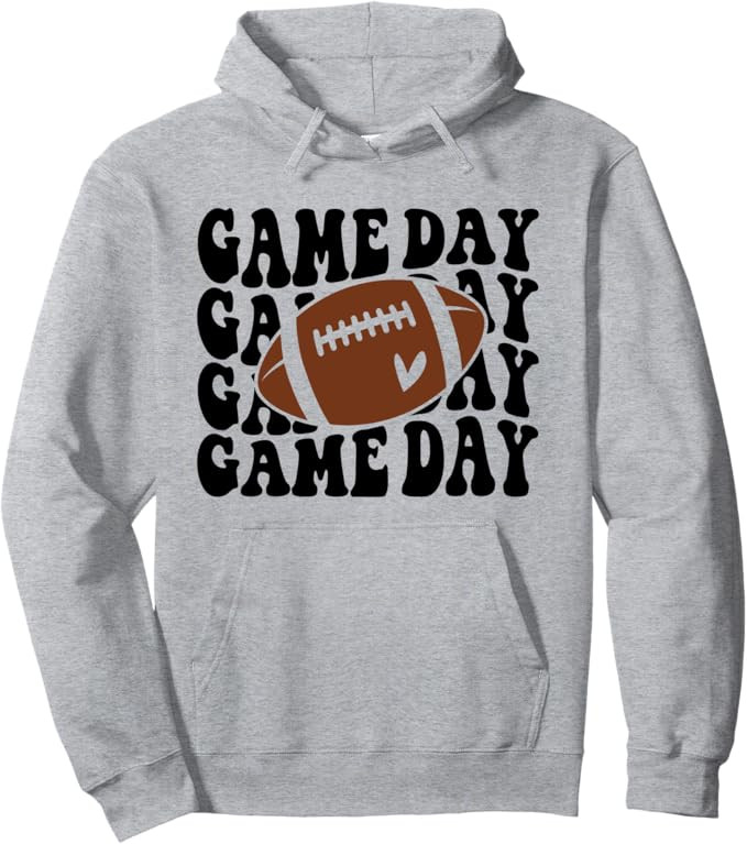 Game Day Football Retro Pullover Hoodie | Amazon (US)