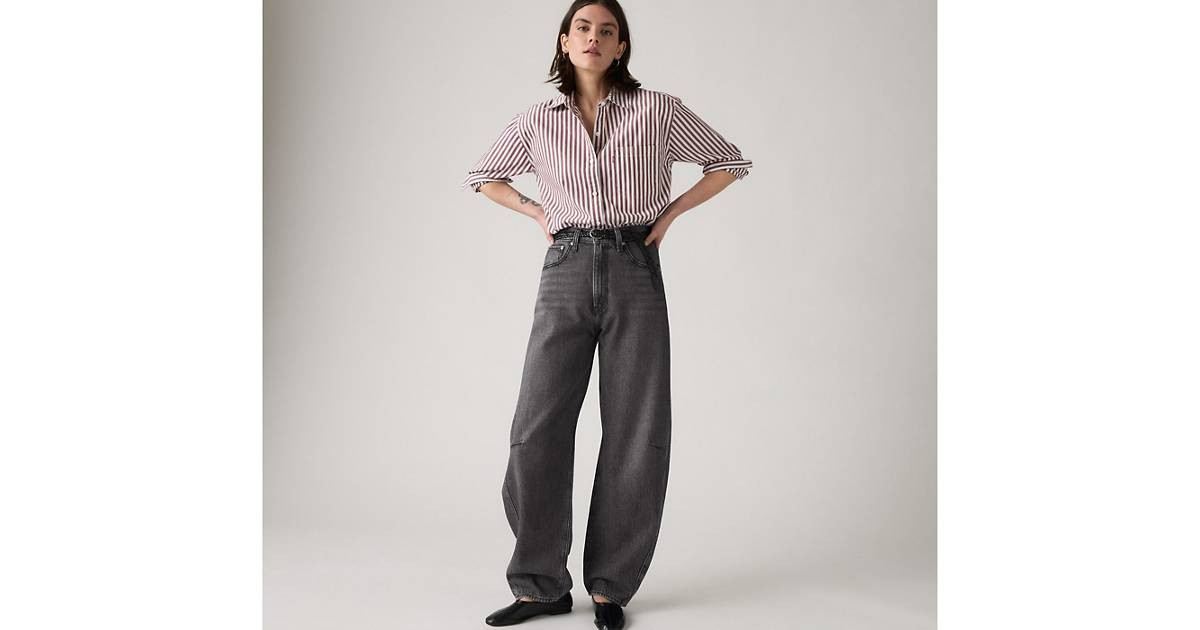 Cinch Barrel Women's Jeans - Black | Levi's® US | Levi's US