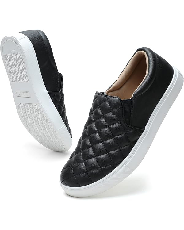 STQ Loafers for Women Memory Foam Slip On Sneakers Comfort Fall Shoes | Amazon (US)