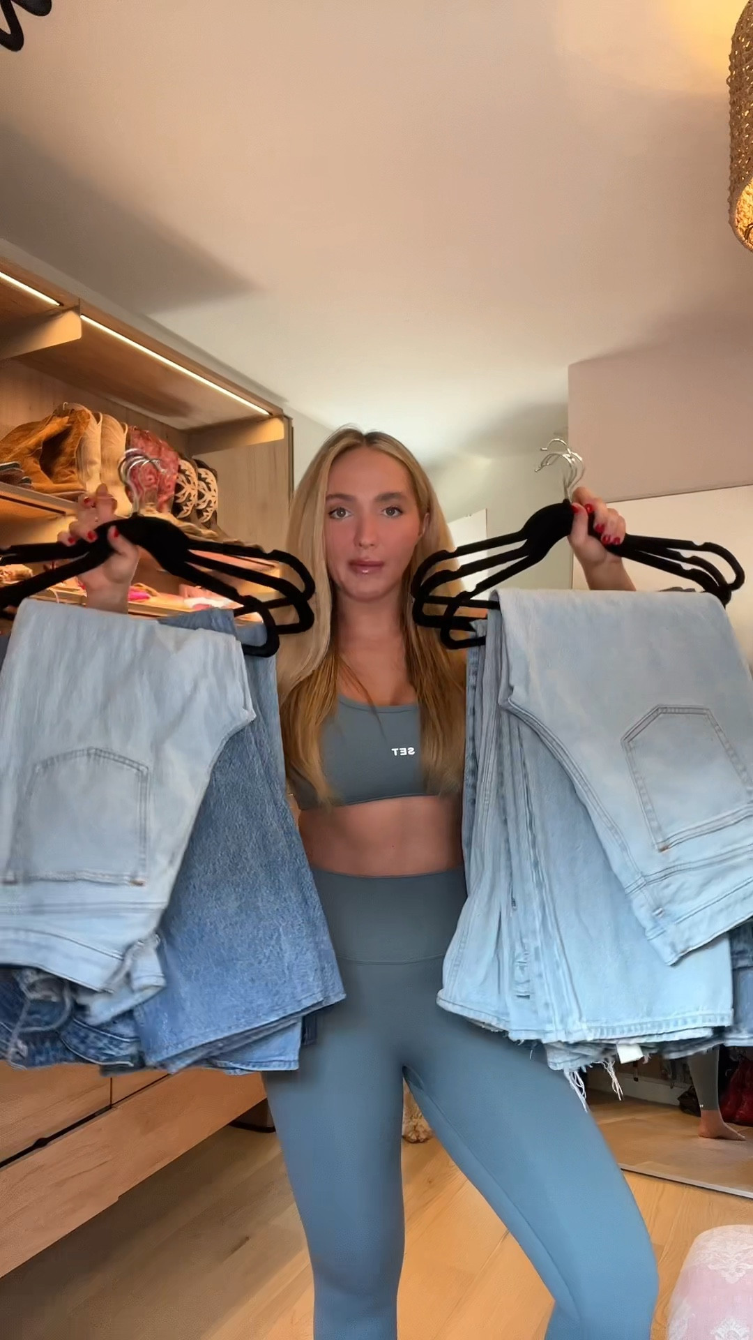 Abercrombie denim collection! Curve love always. Wearing a size 28 besides in the baggier jeans - I do a 30. 