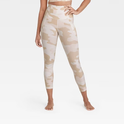 Women's Camo Print Contour Flex Ultra High-Rise 7/8 Leggings 25" - All in Motion™ F... | Target