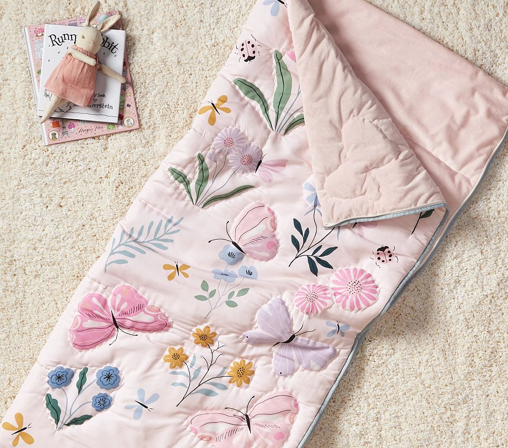 Wildflower Butterfly Sleeping Bag | Pottery Barn Kids