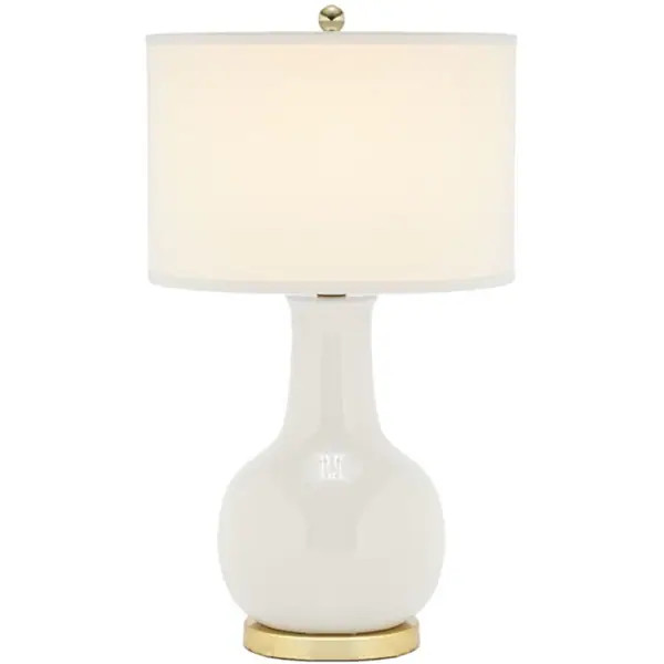Safavieh Lighting 27.5-inch Louvre Grey Table Lamp | Bed Bath & Beyond