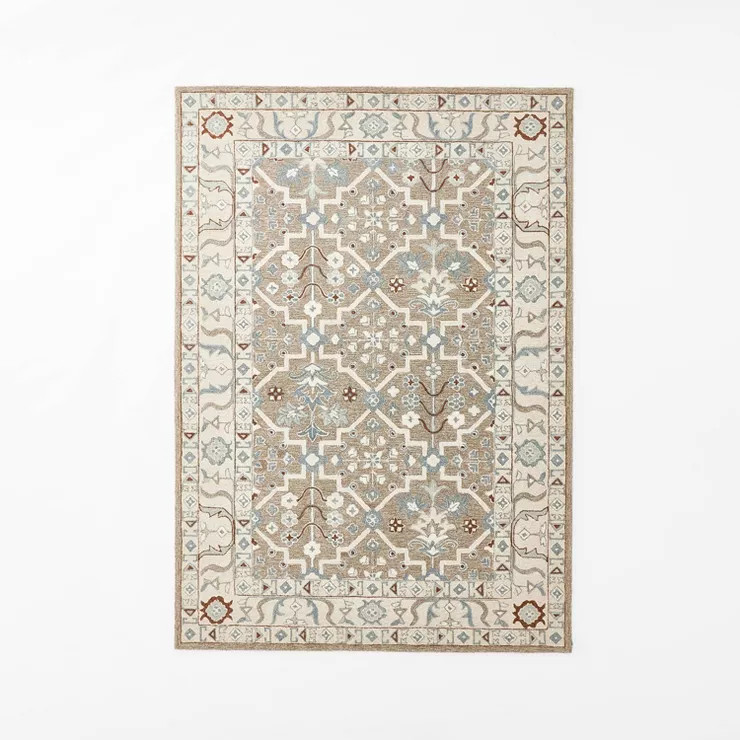 Tufted Persian Style Mushroom Rug Beige - Threshold™ designed with Studio McGee | Target