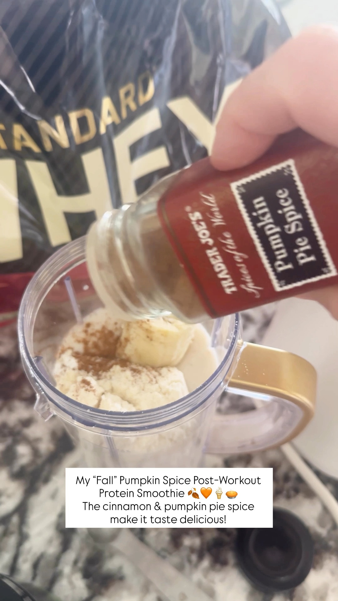 My “Fall” Pumpkin Spice Post-Workout Protein Smoothie 🍂🧡🍦🥧
The cinnamon & pumpkin pie spice make it taste delicious! 
Link to my single serve blender  

#LTKActive #LTKSeasonal #LTKHome
