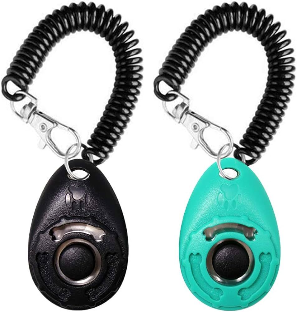 OYEFLY Dog Training Clicker with Wrist Strap Durable Lightweight Easy to Use, Pet Training Clicke... | Amazon (US)
