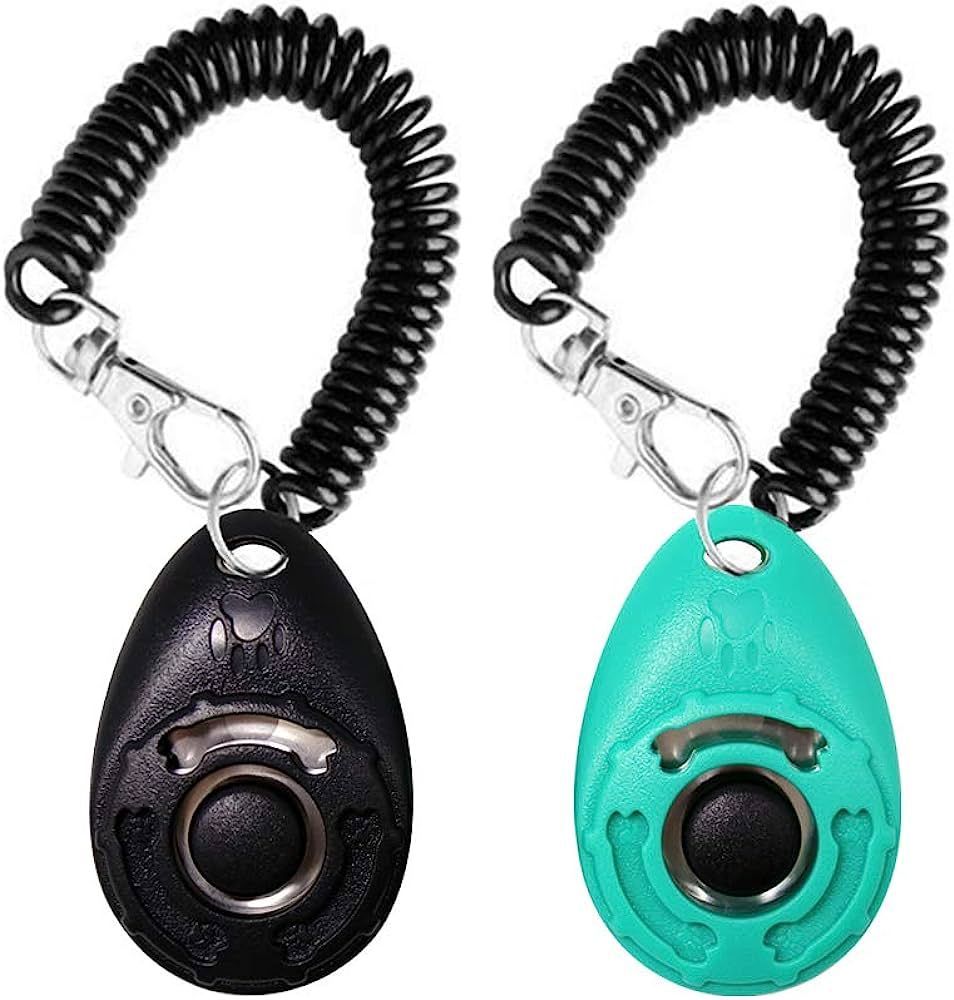 OYEFLY Dog Training Clicker with Wrist Strap Durable Lightweight Easy to Use, Pet Training Clicke... | Amazon (US)