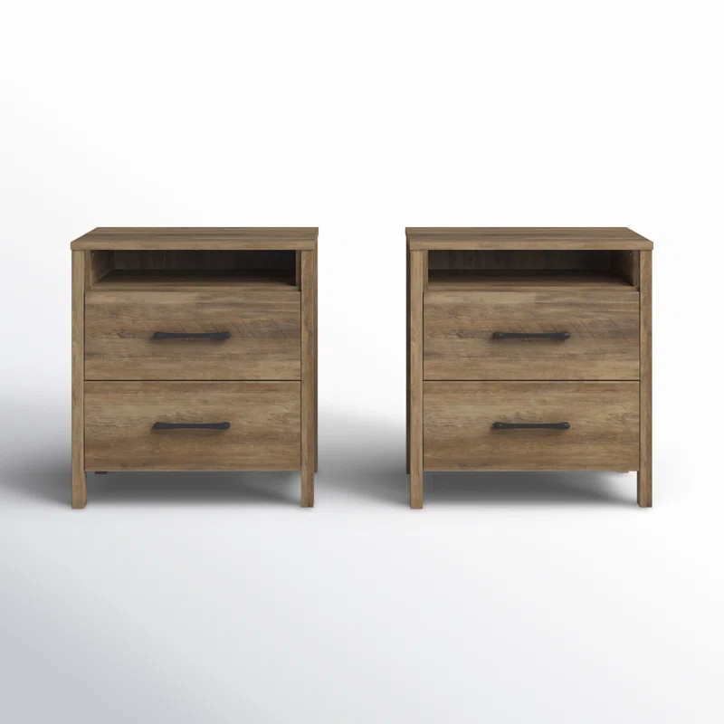 Allysyn 2 Drawer Nightstand | Wayfair North America
