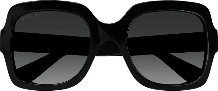 Gucci 54mm Polarized Square Sunglasses | Nordstrom | Nordstrom