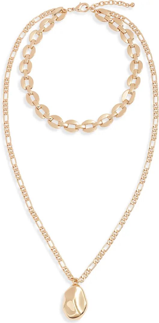 Nordstrom Two Strand Pendant Necklace | Nordstrom | Nordstrom