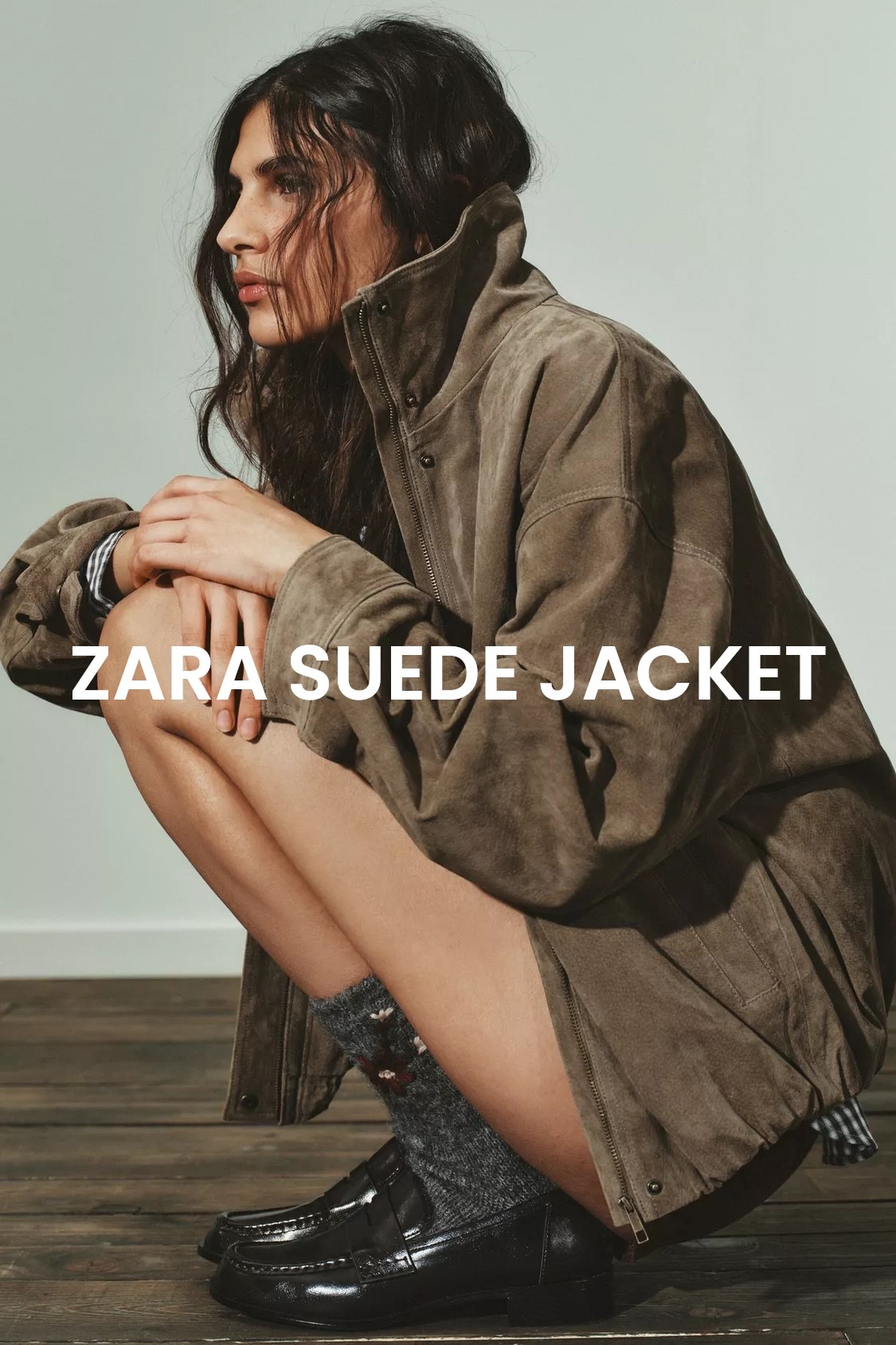This Zara suede jacket looks so good with its high funnel neck m, oversized bomber jacket style with bubble hem detail ✔️ #zara 

#LTKuk