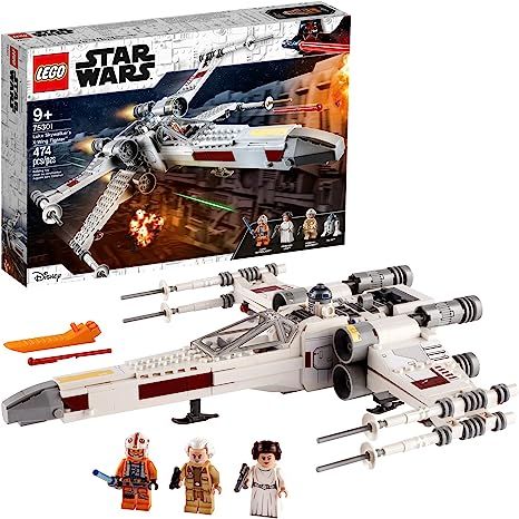 LEGO Star Wars Luke Skywalker’s X-Wing Fighter 75301 Awesome Toy Building Kit for Kids, New 202... | Amazon (US)