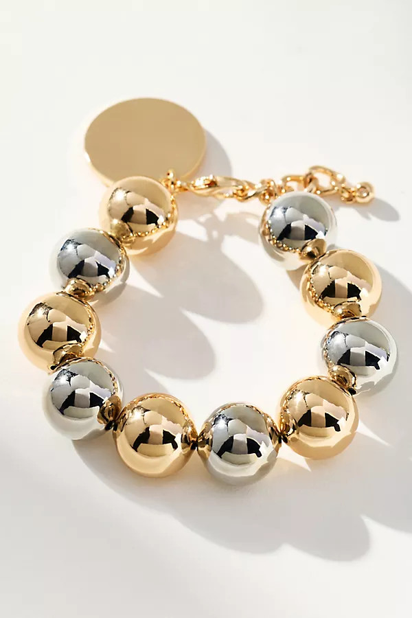 Chunky Beaded Charm Bracelet | Anthropologie (US)