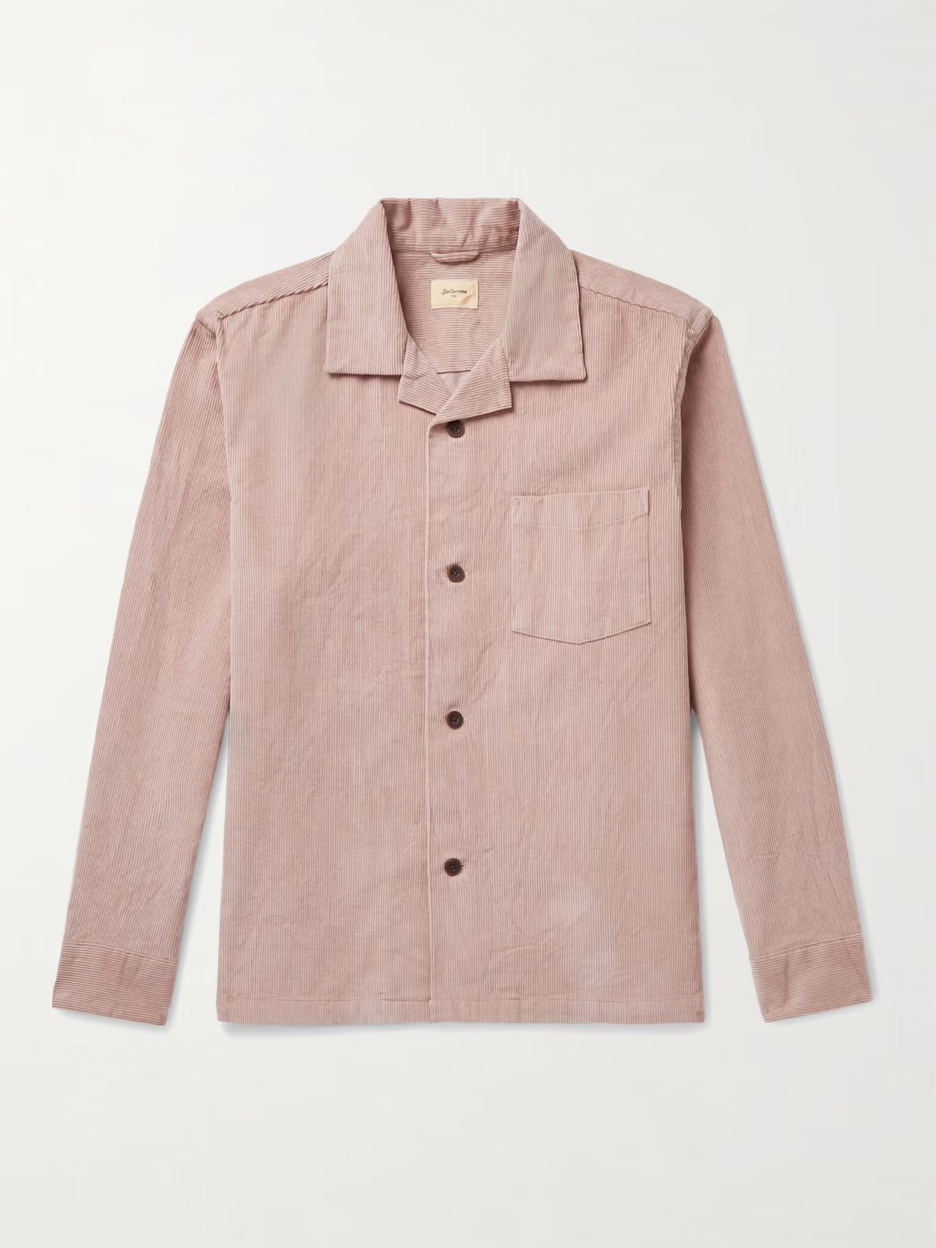 Pink Goney Camp-Collar Cotton-Corduroy Overshirt | Bellerose | MR PORTER | Mr Porter (US & CA)