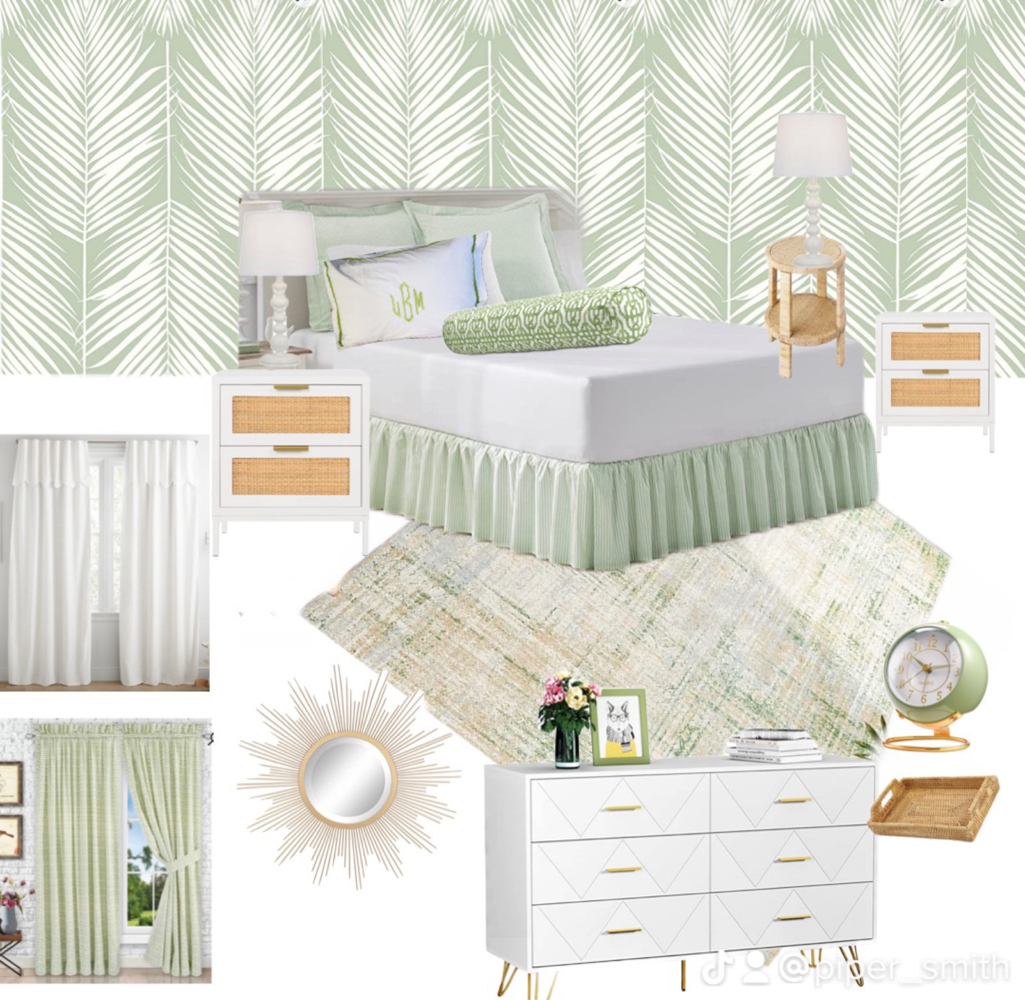 green bedroom home decor inspo#LTKGiftGuide

#LTKhome #LTKFind