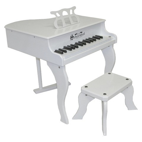 Schoenhut Fancy Baby Grand Piano - White | Target