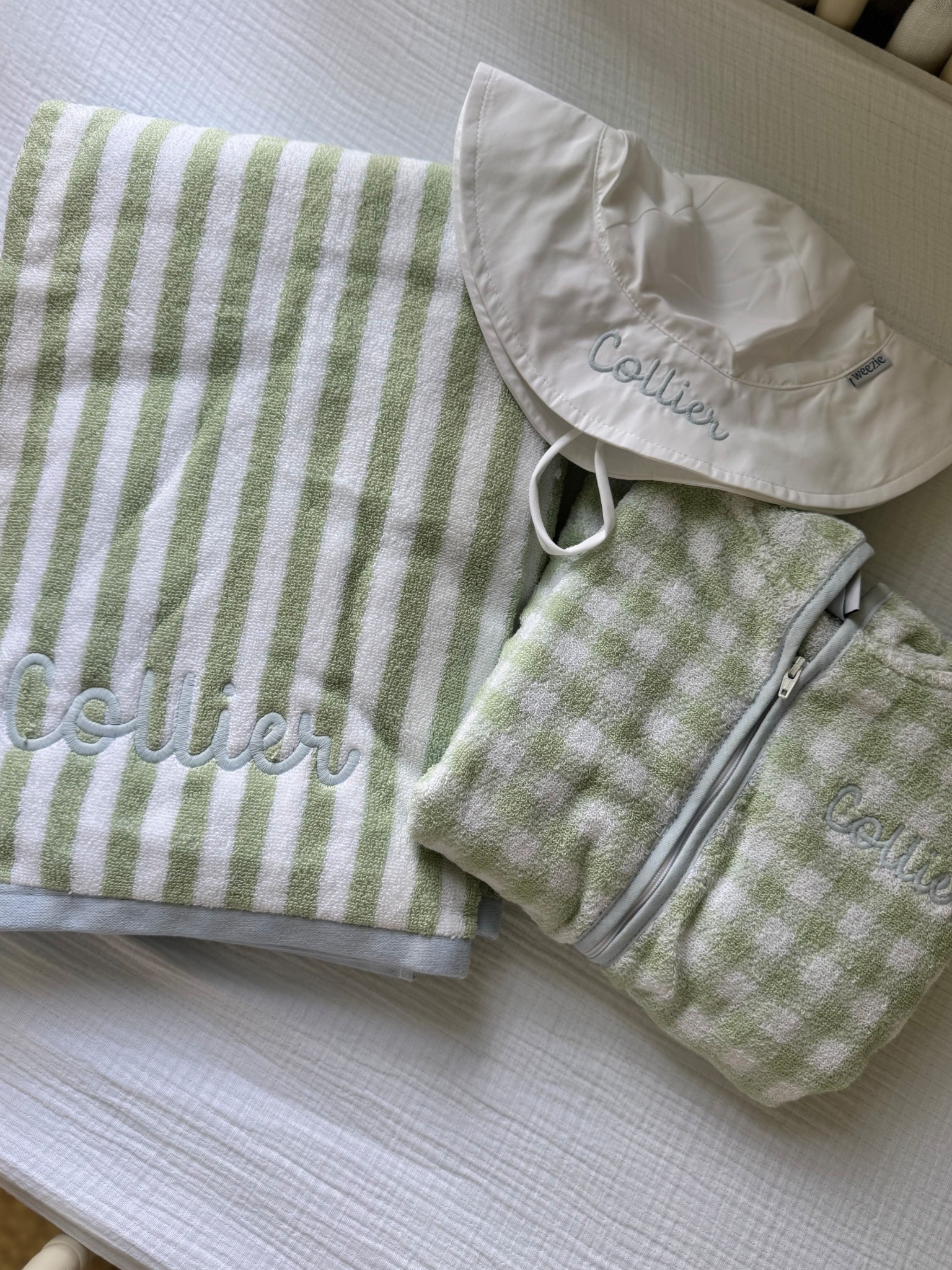 The cutest beach set for my summer baby from weezie towels 

#LTKTravel #LTKSwim #LTKBaby