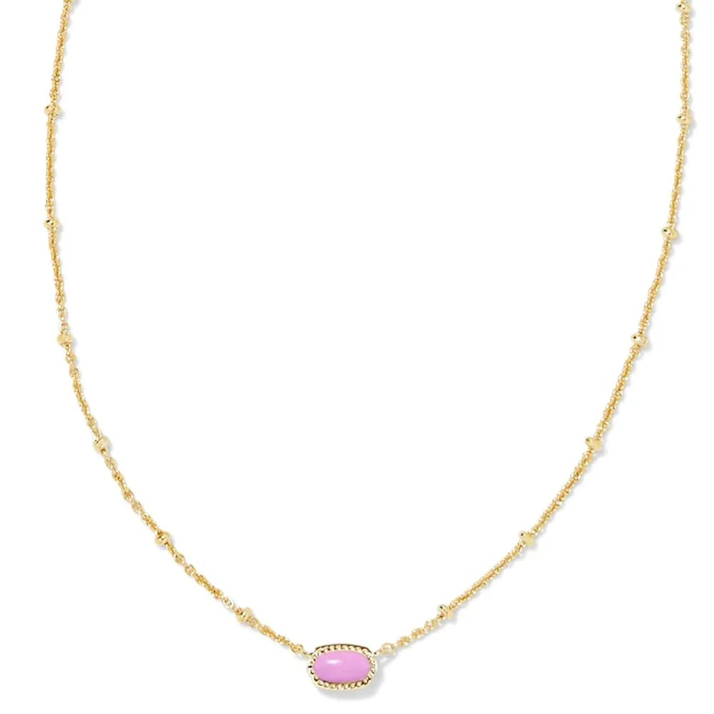 Kendra Scott Mini Elisa 14k Gold-Plated Satellite Short Pendant Necklace, Fashion Jewelry for Wom... | Amazon (US)