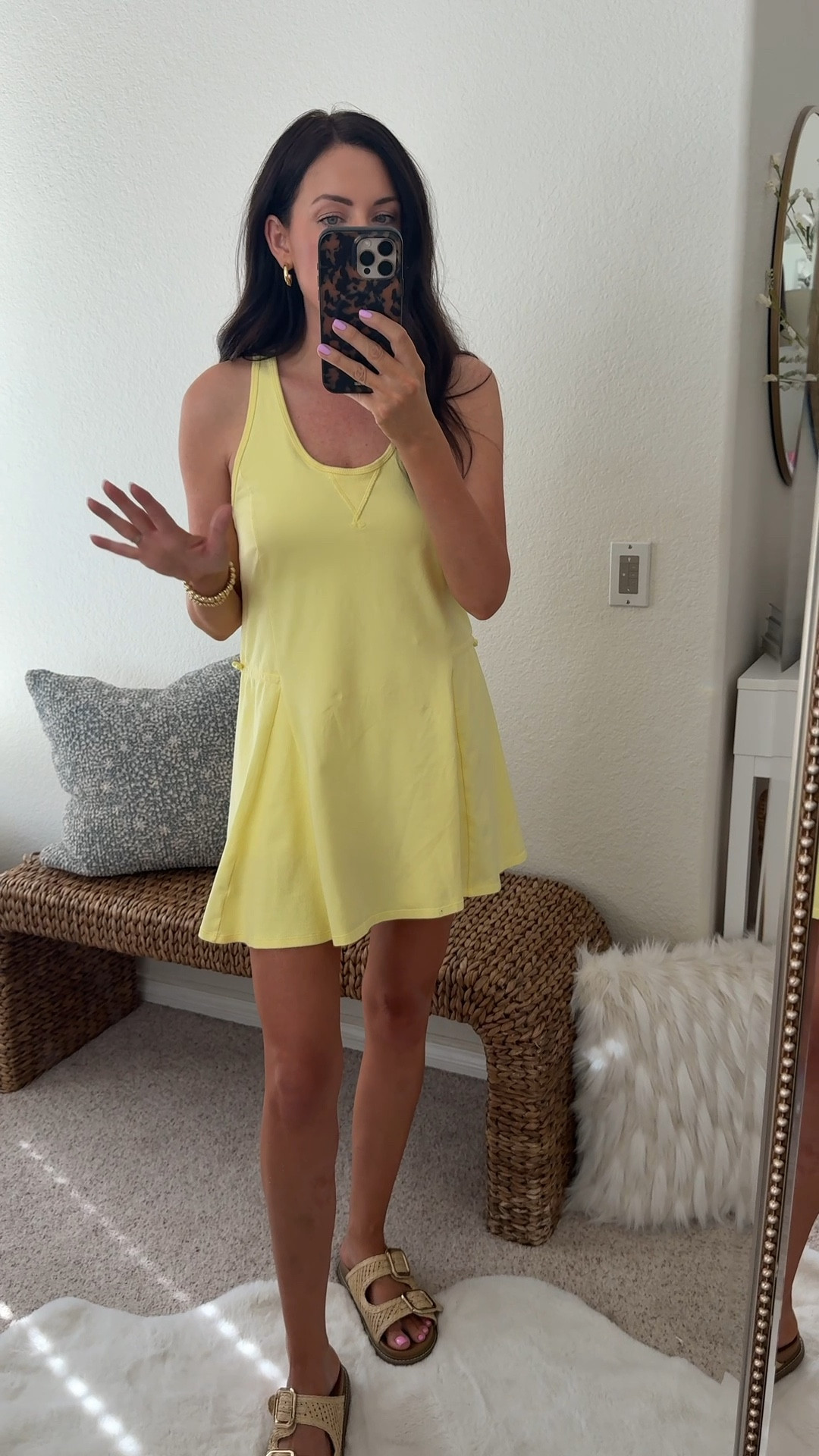 Small athletic dress with built in shorts from target—looks like free people! 

#LTKSeasonal #LTKmomlife #LTKootd