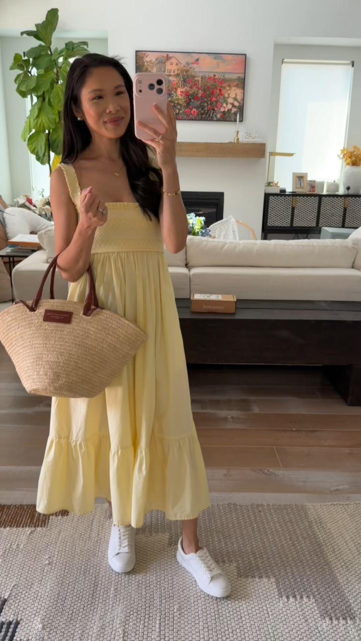 Yellow summer dress that is on sale in black and red for 20% off! Love this one because it’s convertible for a skirt and very comfortable.

#LTKootd #LTKSeasonal