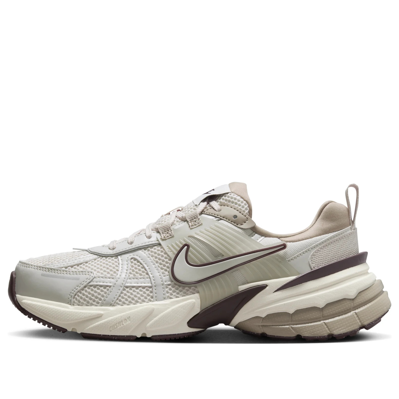 (WMNS) Nike V2K Run 'Light Greenish Brown Khaki Earth Light Bone' FD0736-103 | KICKS CREW