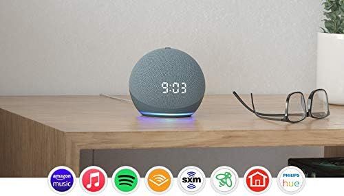 All-new Echo Dot (4th Gen) | Smart speaker with clock and Alexa | Twilight Blue | Amazon (US)
