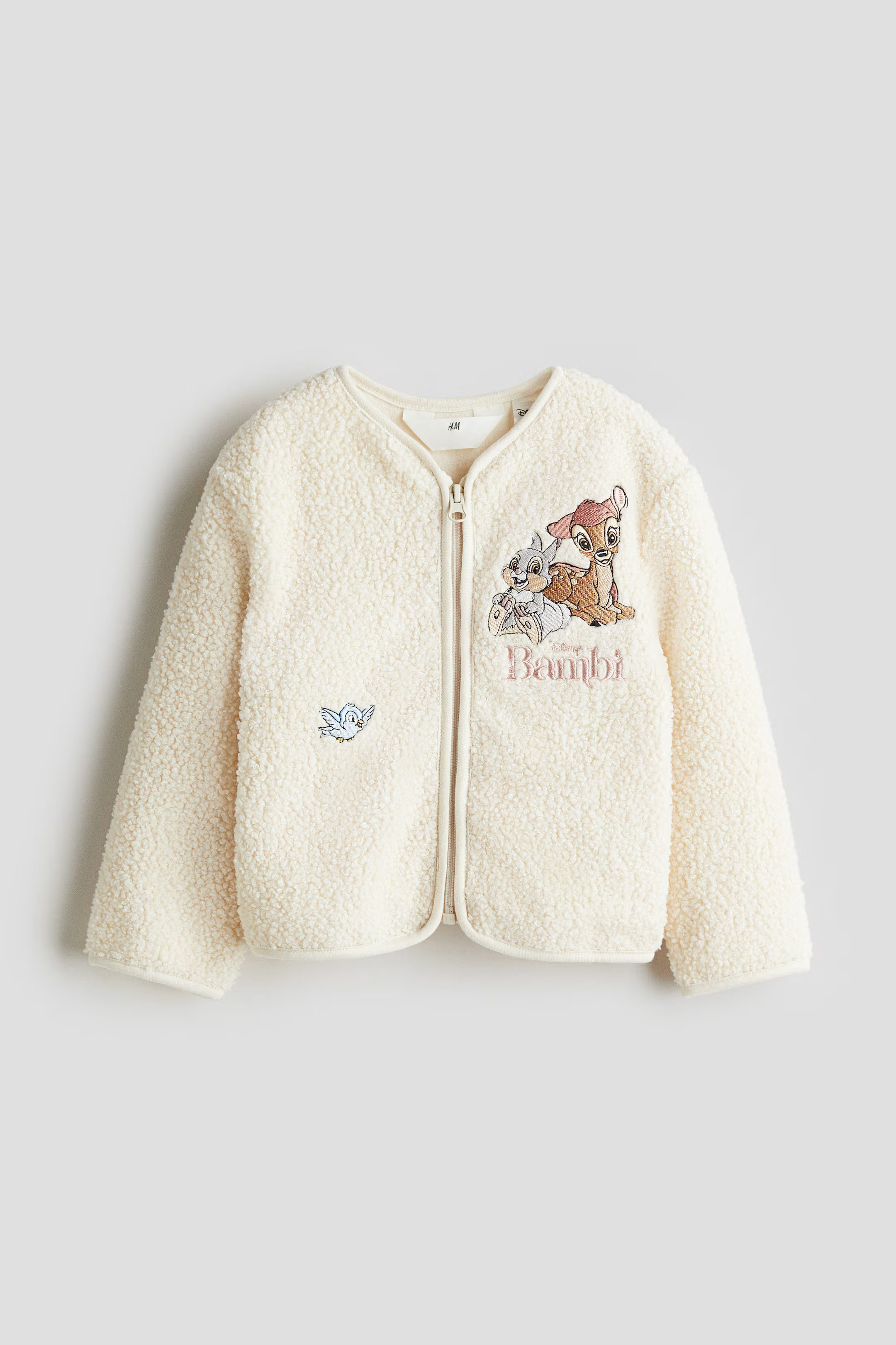 Teddy Fleece Cardigan with Zipper | H&M (US + CA)