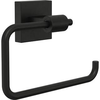 Maxted Toilet Paper Holder in Matte Black | The Home Depot