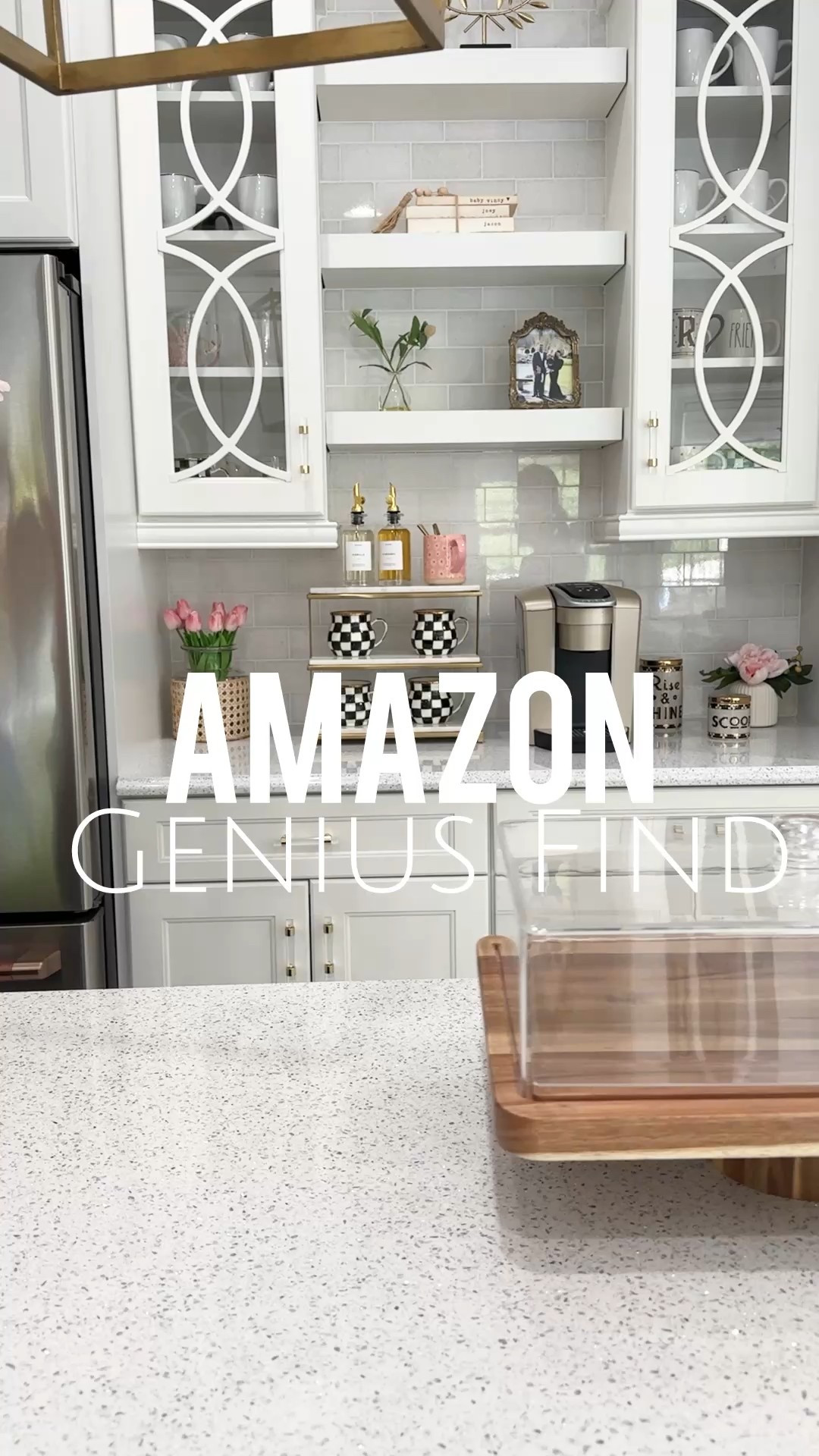 Is two and one serving platter from Amazon doubles as a cake, stand and charcuterie board 

#LTKHome