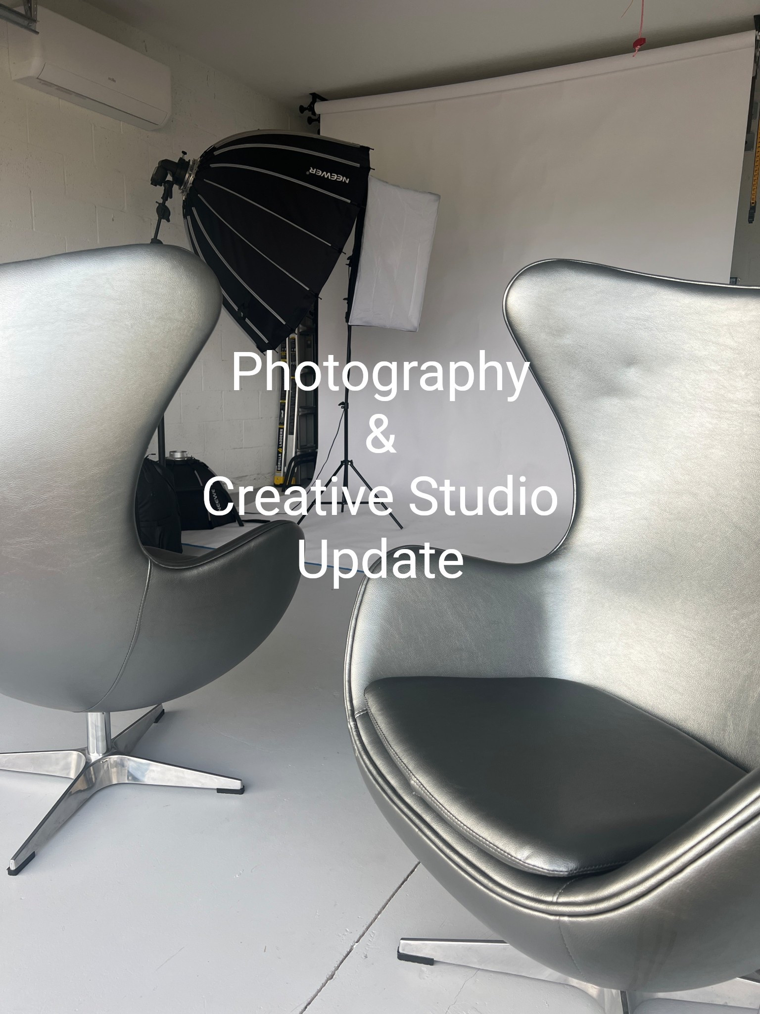 Added new lounge chairs to our photography and creative studio!