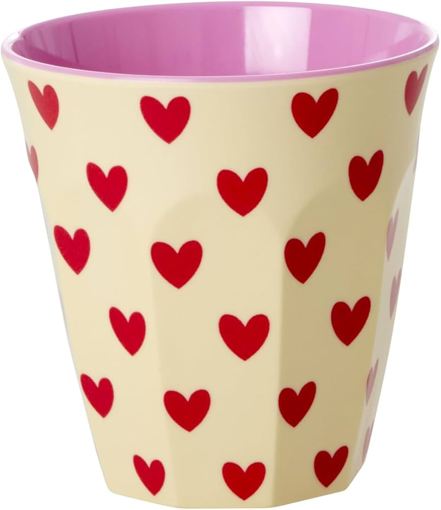 Rice Melamin Becher Medium - Darling Hearts Print - Kinderbecher Campingbecher Campinggeschirr Tr... | Amazon (DE)
