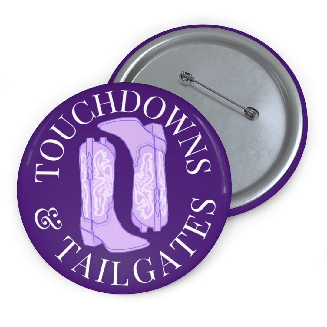 Touchdowns & Tailgates Button Game Day Accessories Sorority - Etsy | Etsy (US)