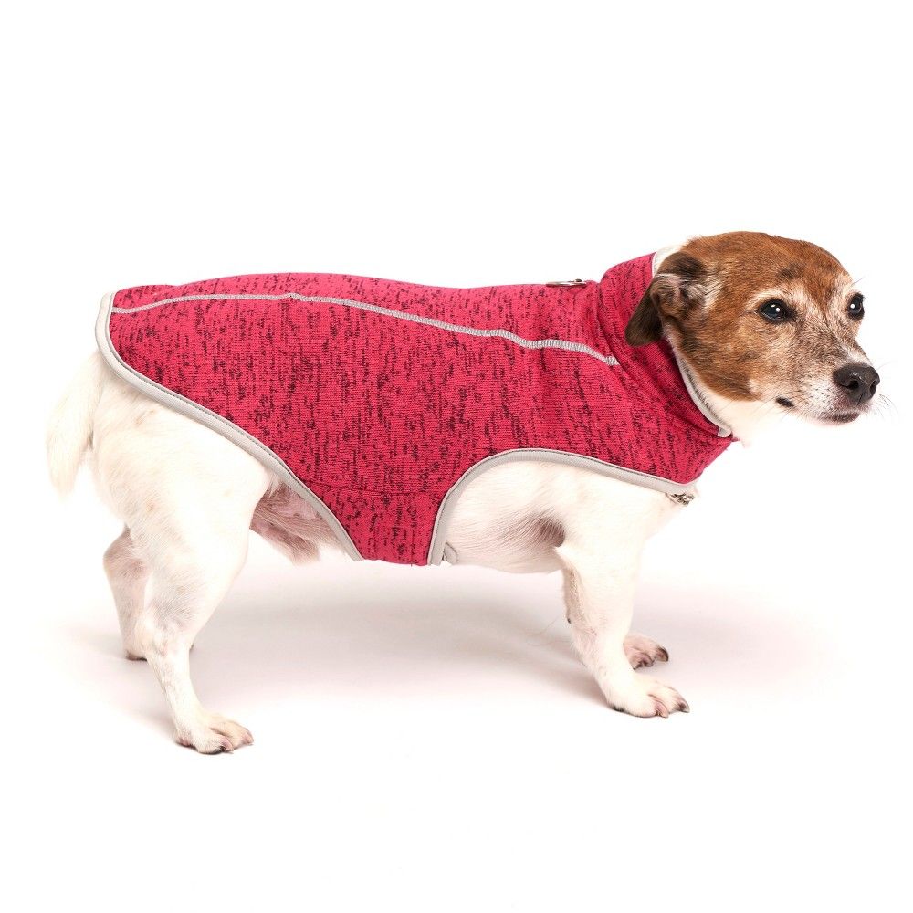 Royal Animals Fleece Dog Jacket - Pink - XL | Target