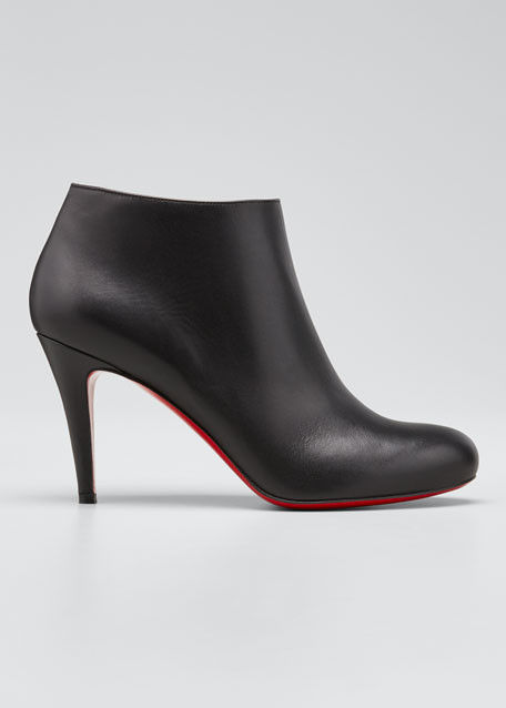 Christian Louboutin Belle Leather Red-Sole Ankle Boot | Bergdorf Goodman